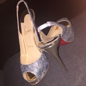 Christian Louboutin “private sale” 120 mm glitter